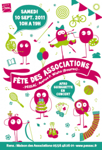 affiche fete des associations 2011